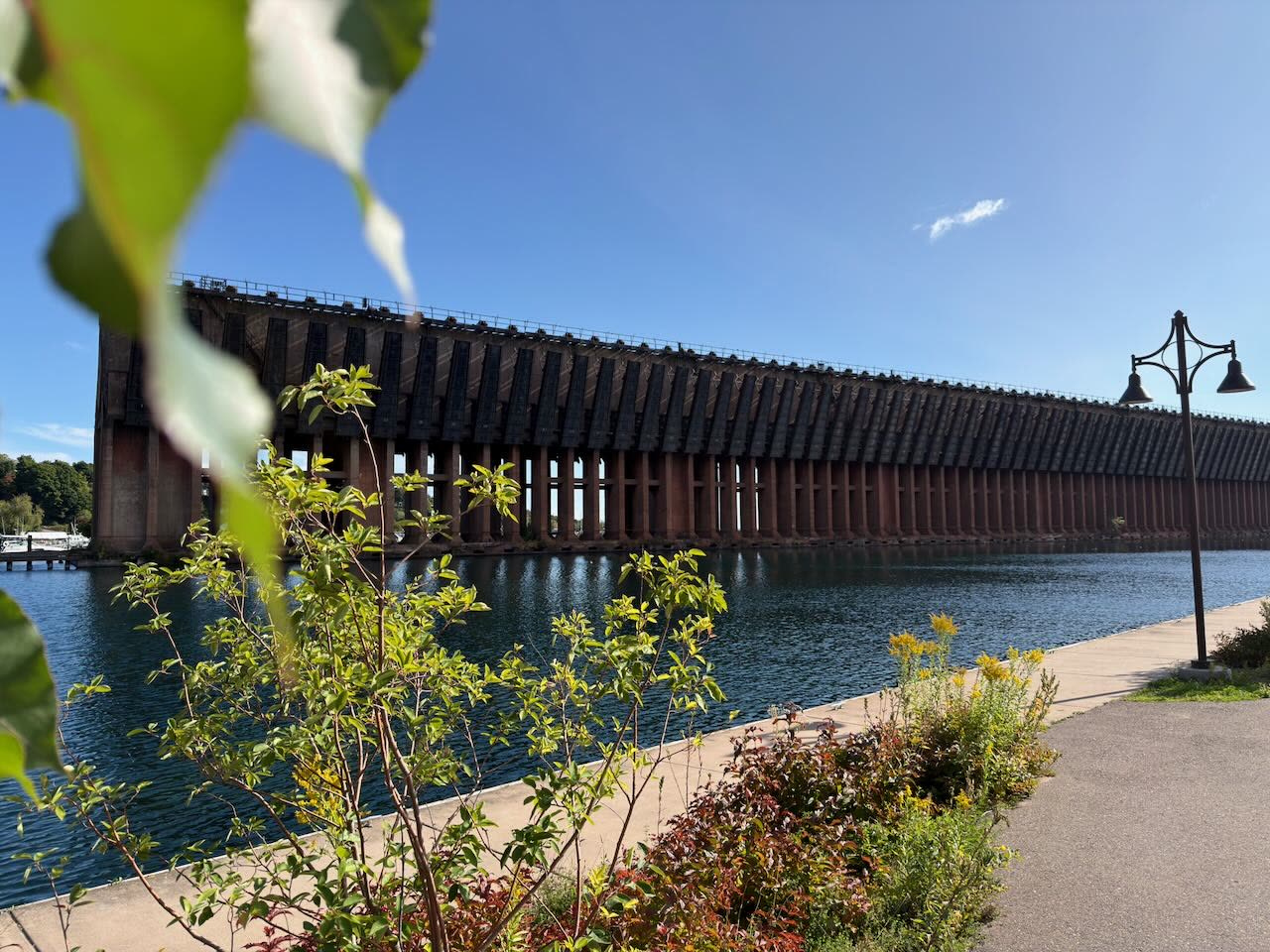 The Lower Harbor ore dock in Marquette